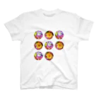 ak-miniのwake-up  -flower dot- スタンダードTシャツ