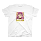 ガールズルームのピンク髪の女性 スタンダードTシャツ