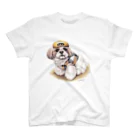 Momojiの犬画のシーズー91 Regular Fit T-Shirt