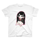 さくらの黒髪リボンの少女 スタンダードTシャツ