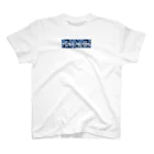 Kicks colorsの肉球　bandanna light blue スタンダードTシャツ