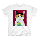 のっぴきならない。ラインスタンプ発売中ののっぴきならない/保護猫梅ちゃん Regular Fit T-Shirt
