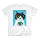 のっぴきならない。ラインスタンプ発売中ののっぴきならない/保護猫モッチー Regular Fit T-Shirt