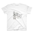 手描きTシャツやさんのはにわくん Regular Fit T-Shirt