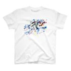 やわらかアートアカデミーのビシャバシャアート スタンダードTシャツ