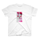 猫沢太陽のサイボーグ・フワフワ（ピンク） Regular Fit T-Shirt