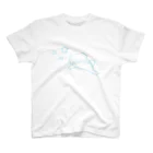 にゃの空を飛ぶわんこ スタンダードTシャツ