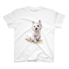 Momojiの犬画のウェスティ2 Regular Fit T-Shirt