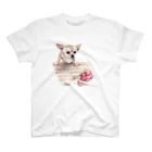 Momojiの犬画のチワワ9 Regular Fit T-Shirt