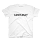 Saunazzyの【saunazzy】スラッシュロゴTシャツ Regular Fit T-Shirt