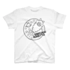 pokori-pokopokoのえびふらいろけっとうさぎ スタンダードTシャツ