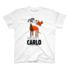 イタグレショップのCARLOくん専用 黒文字 スタンダードTシャツ