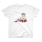 little lion house公式ショップ（大人のためのねこ）のアンティーク雑貨と西洋猫(アメショ スタンダードTシャツ