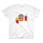 Yumicoco artshopのハンバーガーセット Regular Fit T-Shirt