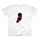 SUIMINグッズのお店の【大】赤いビキニのねこ Regular Fit T-Shirt