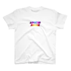 LOWCARJUNKIE ONLINE STORE #LOWCARJUNKIEの#LOWCARJUNKIE "Rainbow Logo🌈" Regular Fit T-Shirt