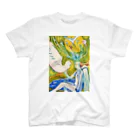 ふかみんSHOP（UM!ち家）のてんしにんげんTシャツ スタンダードTシャツ