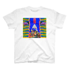 まっさん@カンボジアでサイクリングのpsychedelic mountain スタンダードTシャツ