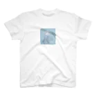 小雨のぐるぐる紺碧 Regular Fit T-Shirt