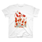 花錦園　～Kakin-en～の【金魚】宇野系ランチュウ～秋の群泳～ スタンダードTシャツ