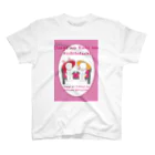 青色販売所のレトロ映画うさぎ スタンダードTシャツ