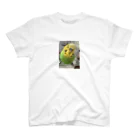 セキセイインコのきぃちゃんshopのセキセイインコ1 スタンダードTシャツ