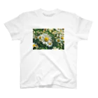 花畑写真館🌷の#1  白いお花 スタンダードTシャツ