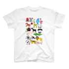 麦畑のアニマルプリント（下手な絵） Regular Fit T-Shirt