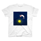 さつきうさぎえびえびショップの宇宙えび丸 スタンダードTシャツ