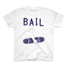 NIKORASU GOのスケボーデザイン「BAIL」 スタンダードTシャツ