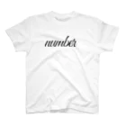 number.のTシャツ【0】 スタンダードTシャツ