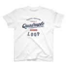 rd-T（フィギュアスケートデザイングッズ）のQuadruple Loop スタンダードTシャツ