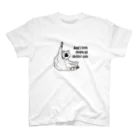 UjiYogaHouseの保護猫なめんなヨガ猫/yogaねこ スタンダードTシャツ