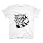 frmeowのCheshireCat [Black-AmericanShorthair] Regular Fit T-Shirt