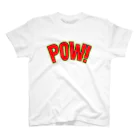 Gentleman clothingのPOW! / RED logo Regular Fit T-Shirt