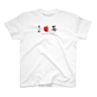 手描 DESIGN LabのI LOVE …『苺』  Regular Fit T-Shirt