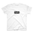 orumsの露骨な [Explicit] -Black Box Logo- Regular Fit T-Shirt
