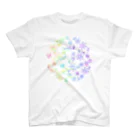 杠葉自由帳のColorful flower スタンダードTシャツ