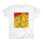 16th_MoonNightのpizza 部分 Regular Fit T-Shirt