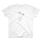cheriem_balletの虹色ハープT(パープル〜ピンク系) Regular Fit T-Shirt