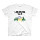 ハッピー・ラブラドールズのLabrador Dad イエローラブラドール スタンダードTシャツ