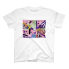 クロミケハチワレのAkari's works -カラフルなスイカ- Regular Fit T-Shirt