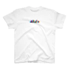 ARuFaの公式グッズ屋さんのARuFaカラフルロゴ（小さいロゴ） Regular Fit T-Shirt