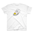 AKIRAMBOWのSmile Person Dragging / うさちゃんをひきずる あのひと Regular Fit T-Shirt