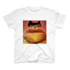 猫Tシャツなどカレラ栂並やりたい放題Tシャツ屋のコ－ヒ－中毒猫 Regular Fit T-Shirt