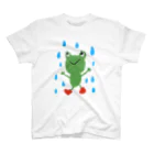 madooonの雨がだいすきカエルくん スタンダードTシャツ