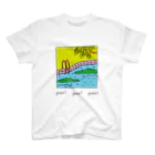 Futakawa Mayuのグッズショップのpool ワニ Regular Fit T-Shirt