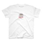 ぽぽっとツイてるのフクロウの赤ちゃん Regular Fit T-Shirt