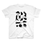 くらはしれいの黒猫トト Regular Fit T-Shirt