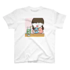 さかもとこのみのグッズやさんのクリームソーダと女の子 スタンダードTシャツ